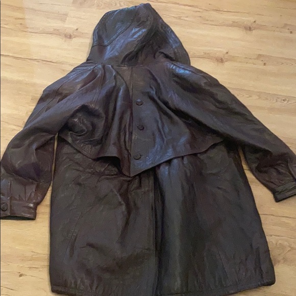 Genuine long leather jacket - Picture 6 of 6
